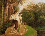 卡米耶 毕沙罗 : Bathers